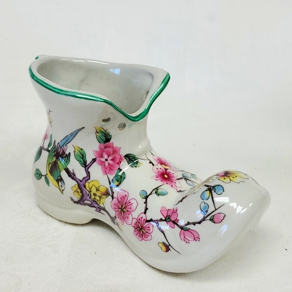 STAFFORDSHIRE Vintage OldFoley James Kent boot and vase - Picture 2 of 12